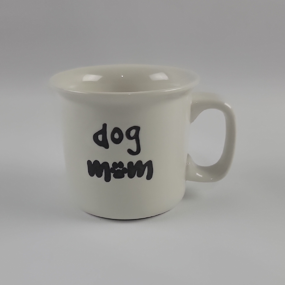 Dog Mom White Mug